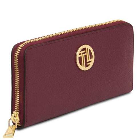 Financier - Exclusive zip around leather wallet